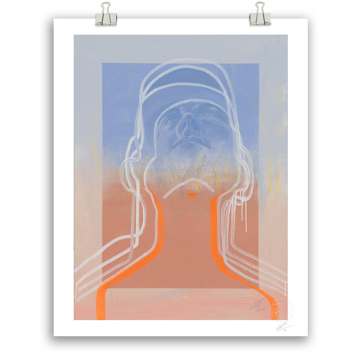 obra abstracto contemporánea del artista colombiano