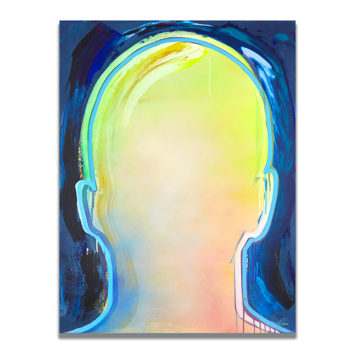 pintura abstracta artista colombiano CIFUENTES desde Medellín