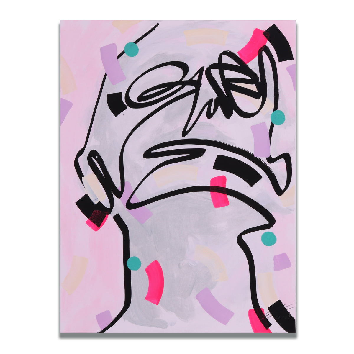 obra abstracta contemporánea artista colombiano