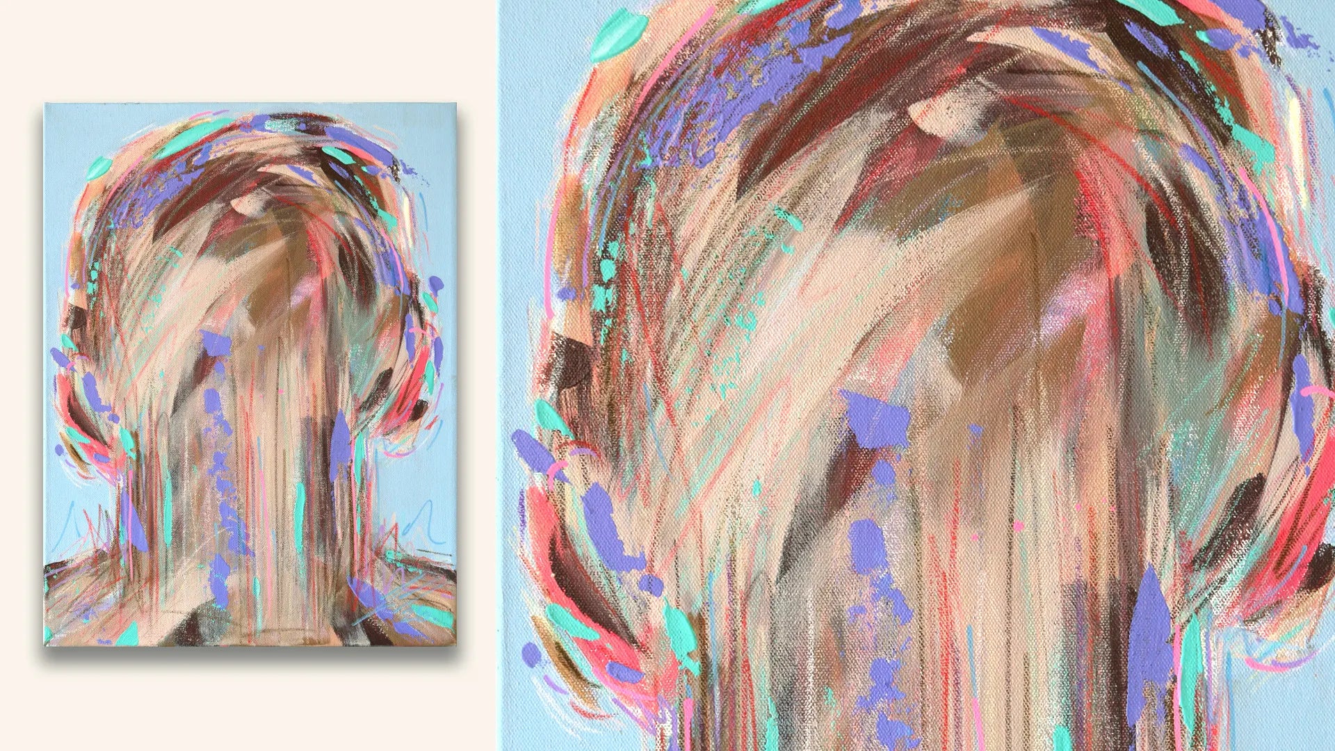 Estudio de la serie existir, obra del artista visual colombiano CIFUENTES